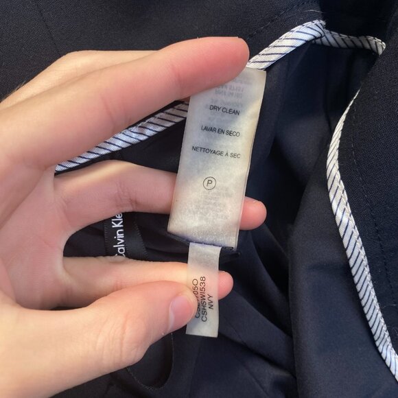 Calvin Klein Skirt Womans Size 12 Black Pencil Career Knee Length Casual Boss - Picture 8 of 12